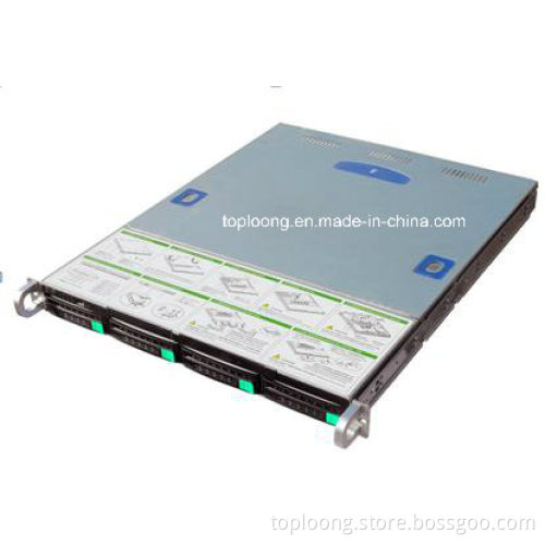 High Quality 1u Hot Swap Rack Mount Server Case Storage R165-4ss Server Case 650mm Depth 4 Hot Swappable SATA&Sas Drive Bays